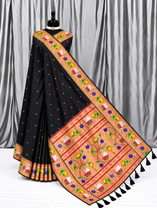 Rajhans Paithani Silk Soft Saree