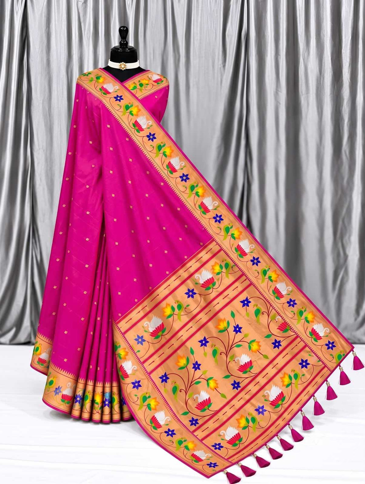 Rajhans Paithani Silk Soft Saree