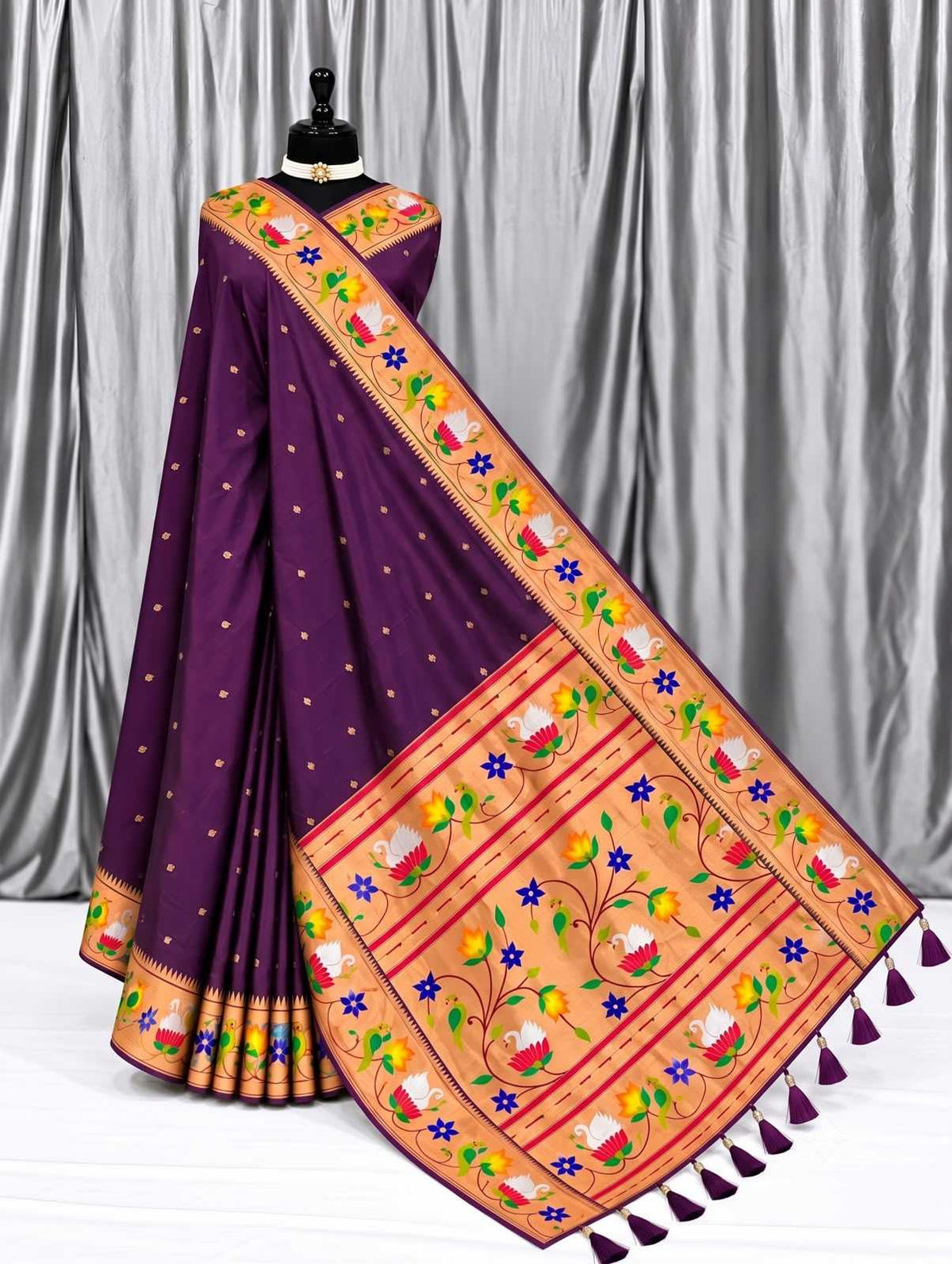 Rajhans Paithani Silk Soft Saree