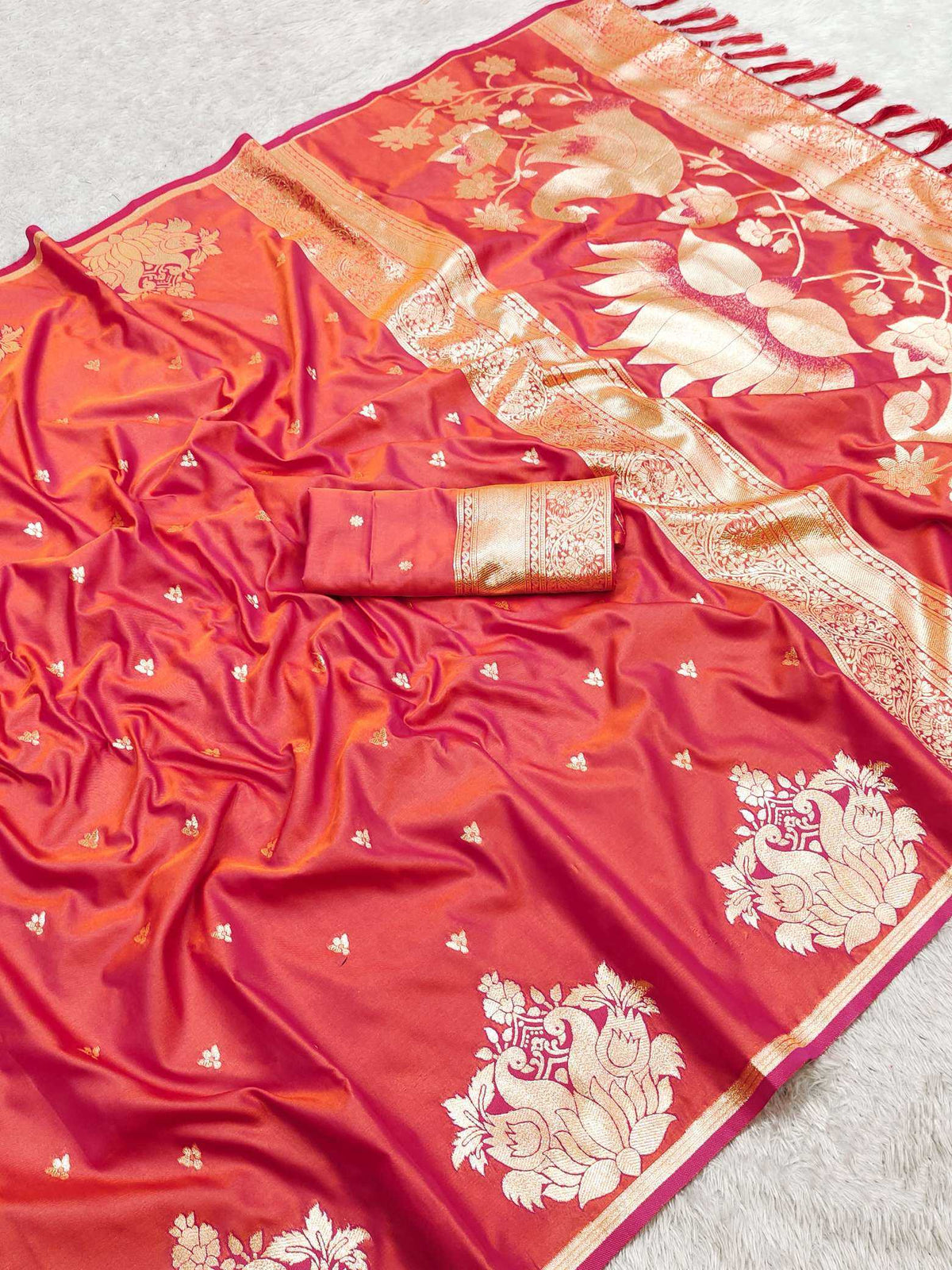 Rajlaxmi Paithani Banarasi Soft Silk Saree