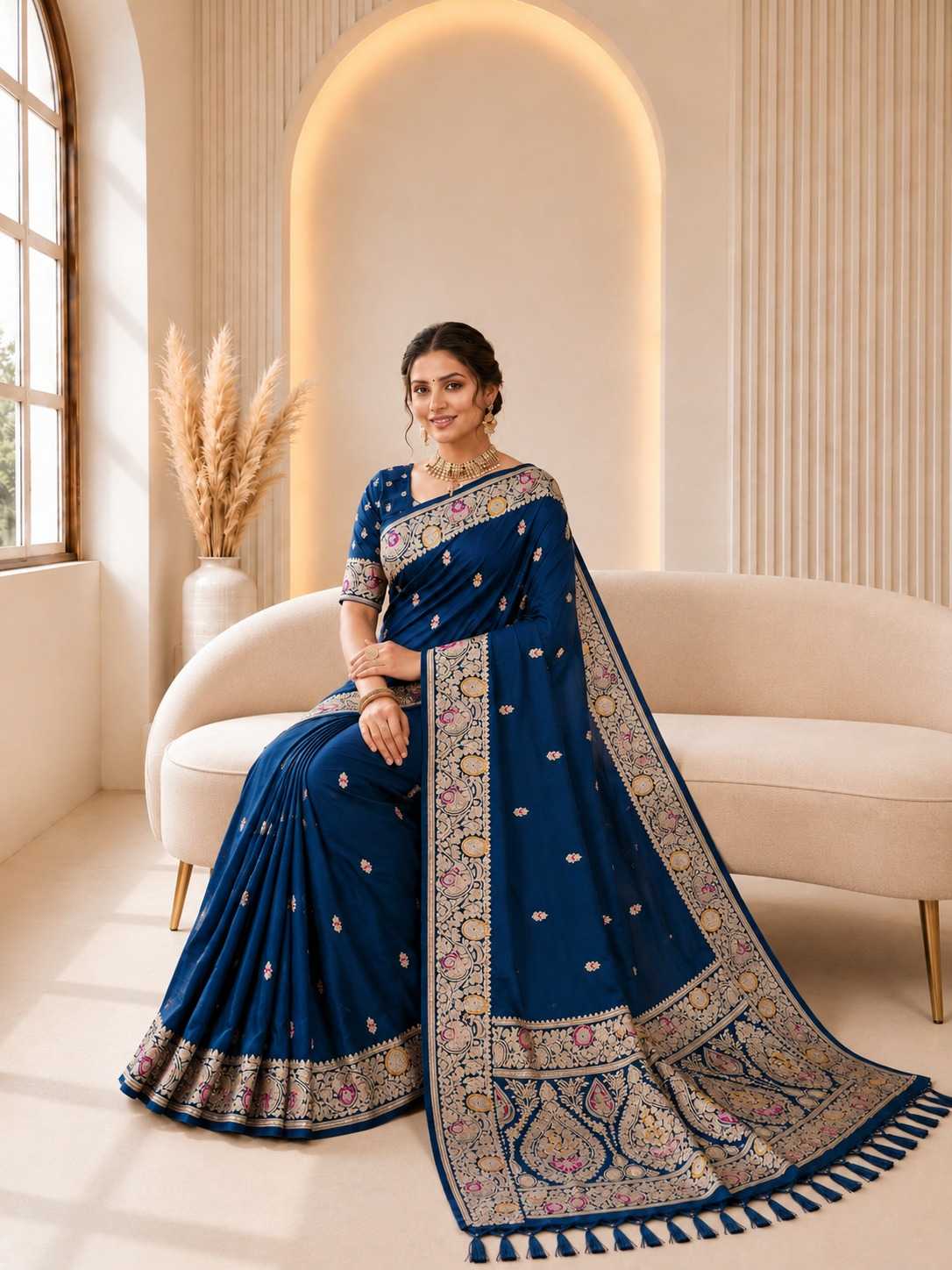 Rakhi Premium Silk Party Wear Saree
