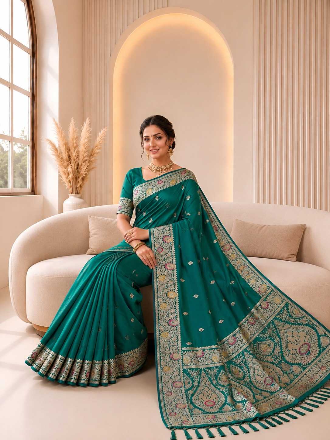 Rakhi Premium Silk Party Wear Saree