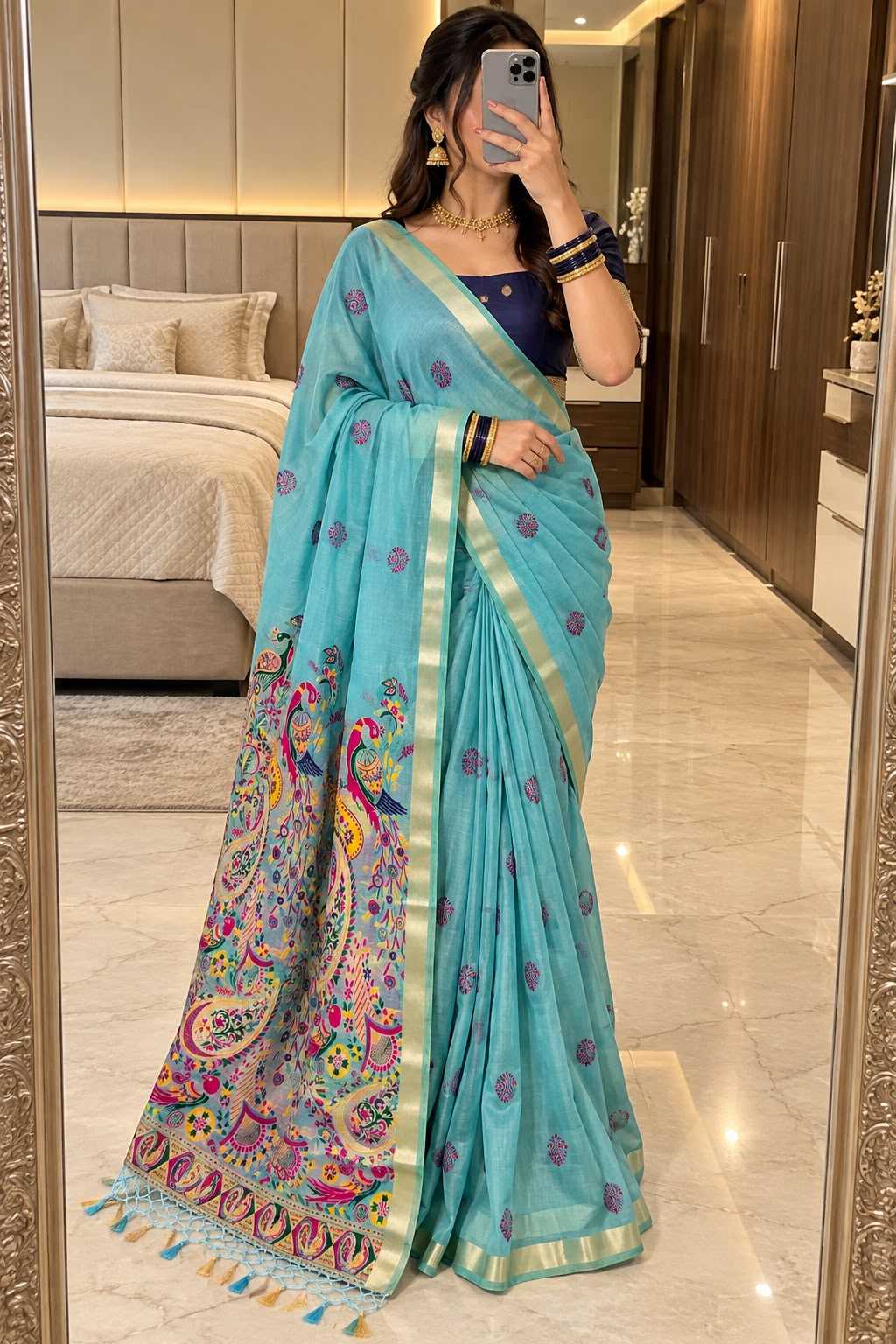Sakhi VOL Soft Cotton Designer Saree