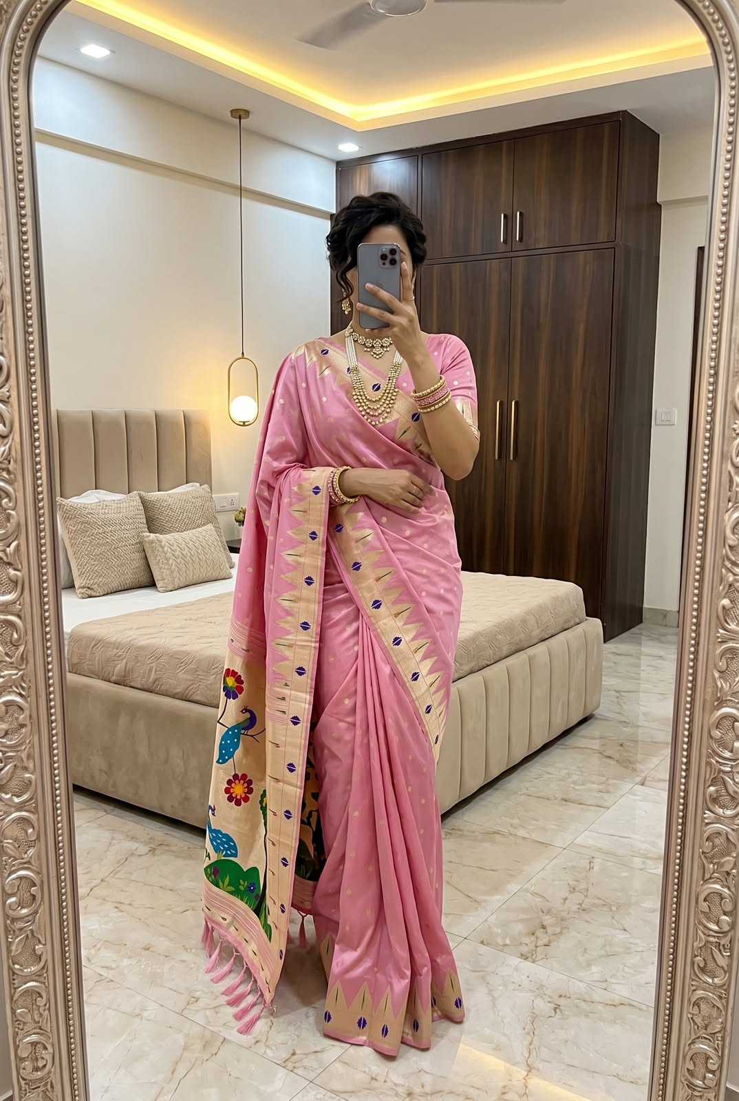 Sindoor Soft Silk Designer Saree