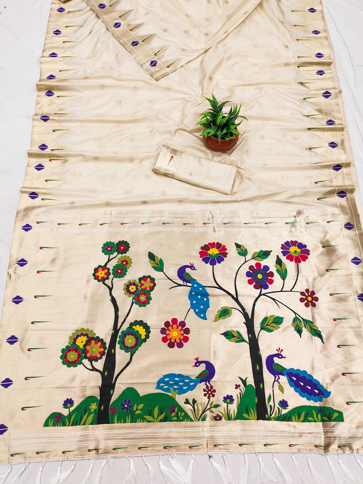 Sindoor Soft Silk Designer Saree