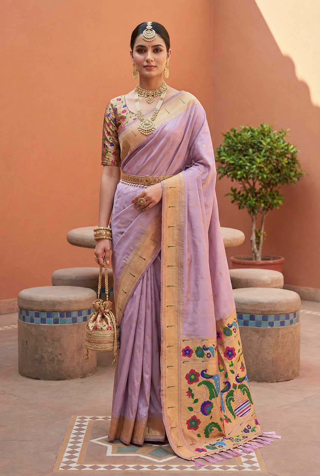 Soft Silk Designer Saree in Blue