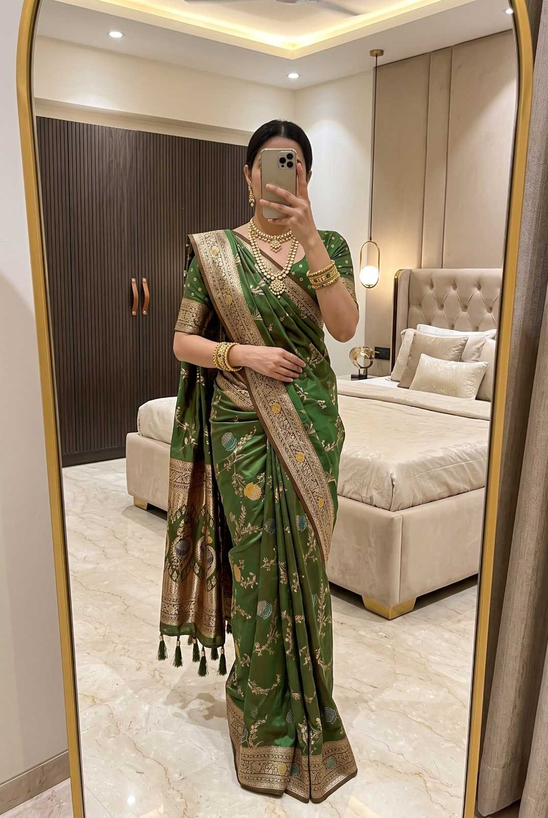 Woven Banarasi Soft Silk Designer Saree