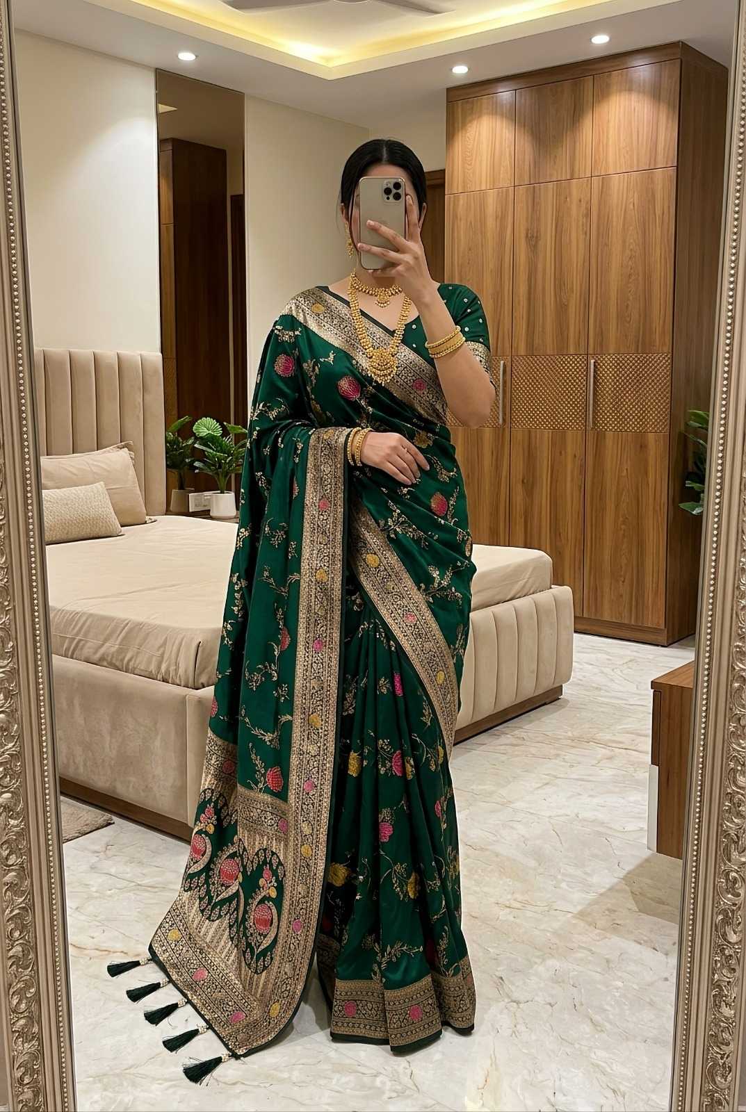 Woven Banarasi Soft Silk Designer Saree