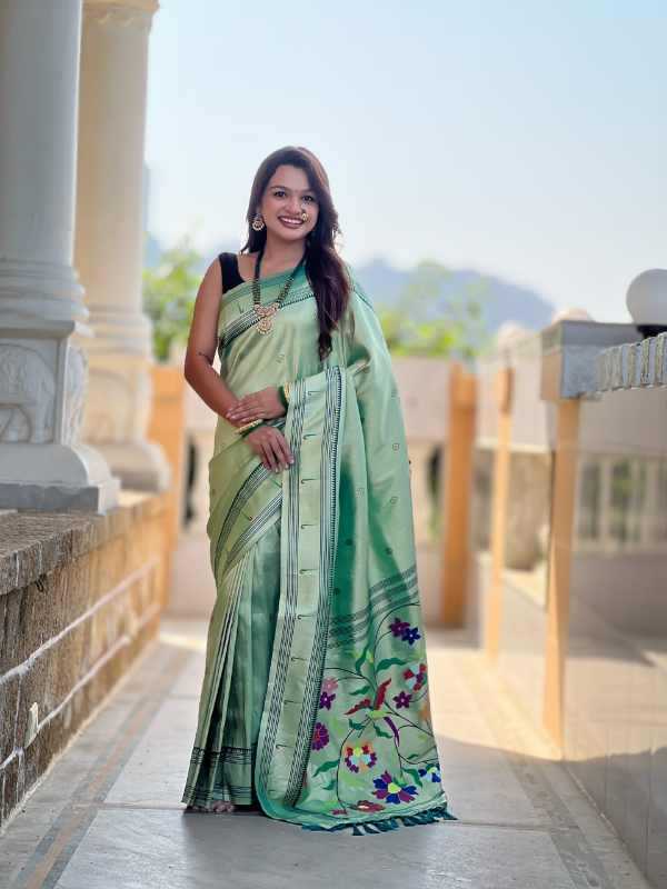 Zari Tissue Silk Saree