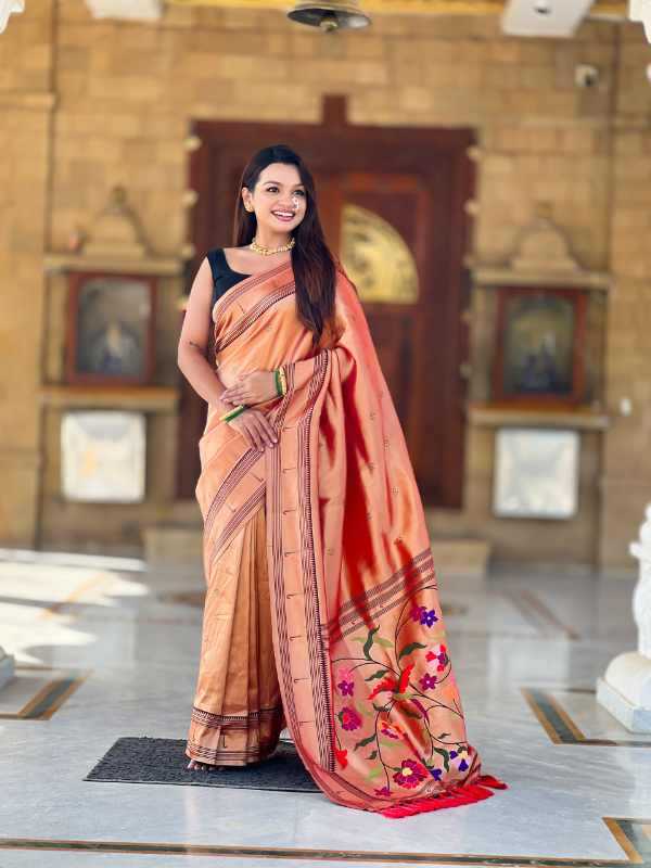 Zari Tissue Silk Saree