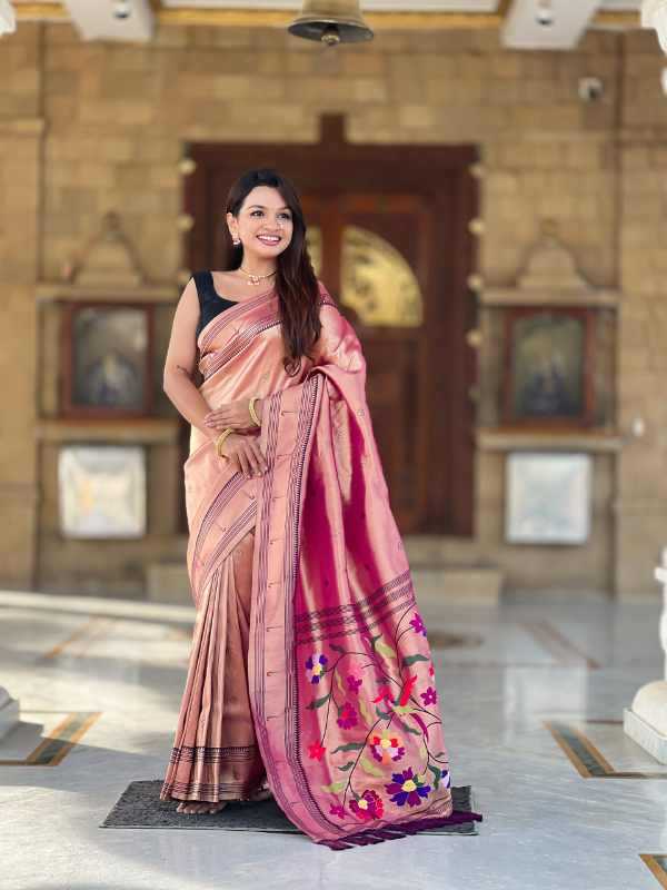 Zari Tissue Silk Saree