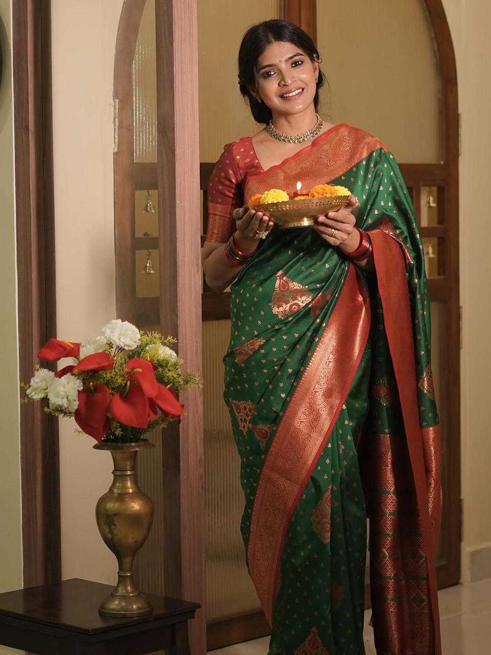 Banarasi Soft Silk Saree 9075