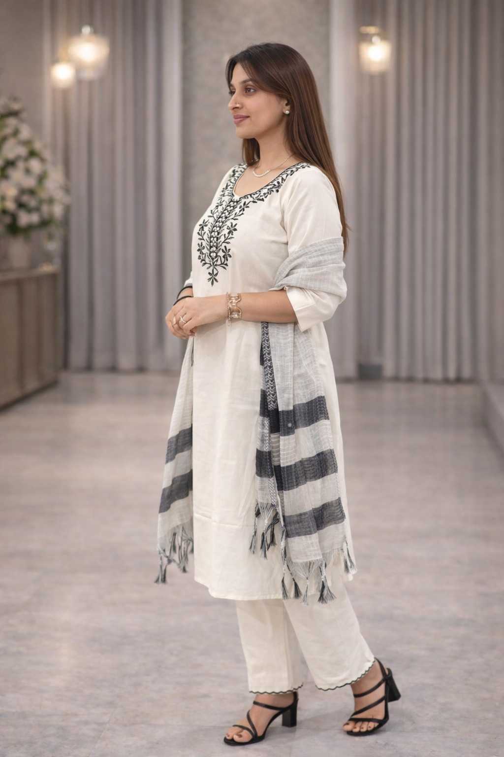 Khadi Cotton Festive Kurti