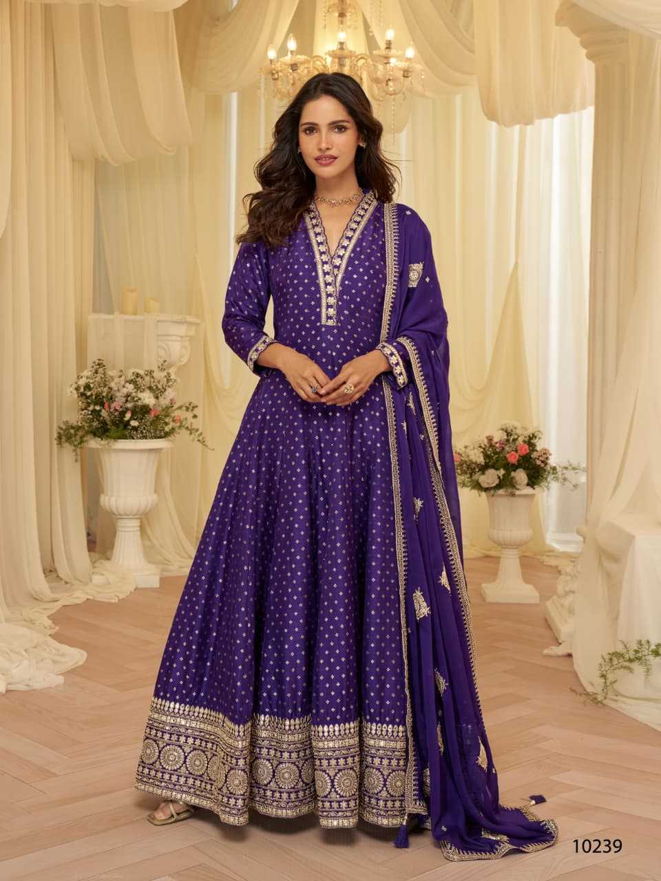 Pure Viscos Embroidery Suit