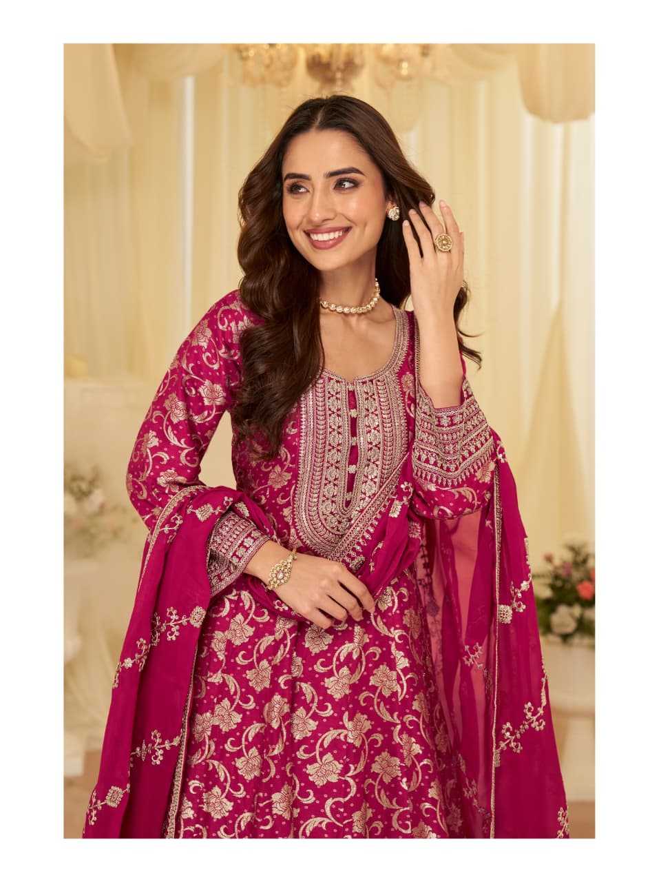 Pure Viscos Embroidery Suit