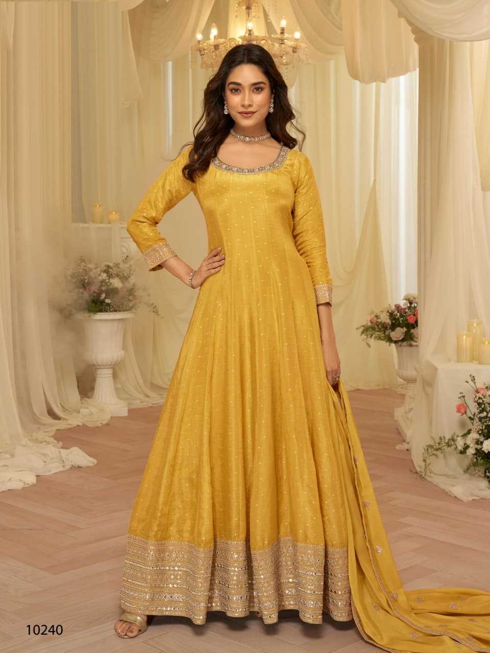Pure Viscos Embroidery Suit