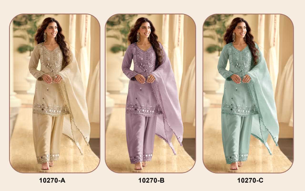 Shimmer Silk Palazzo Suit