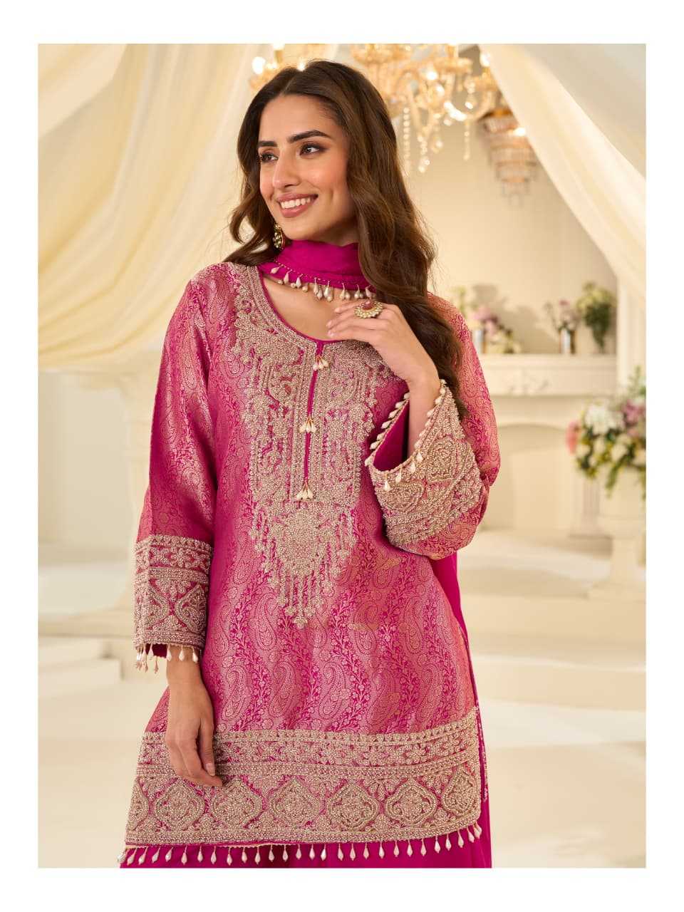 Jacquard Embroidery Suit