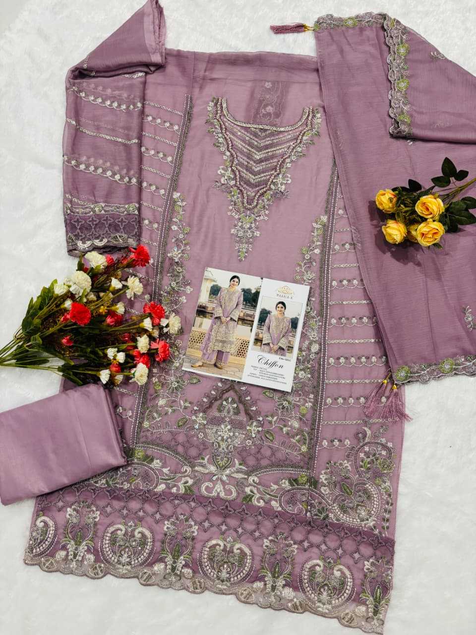 Chiffon Embroidery Suit