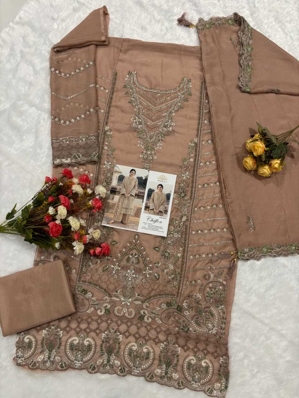 Chiffon Embroidery Suit