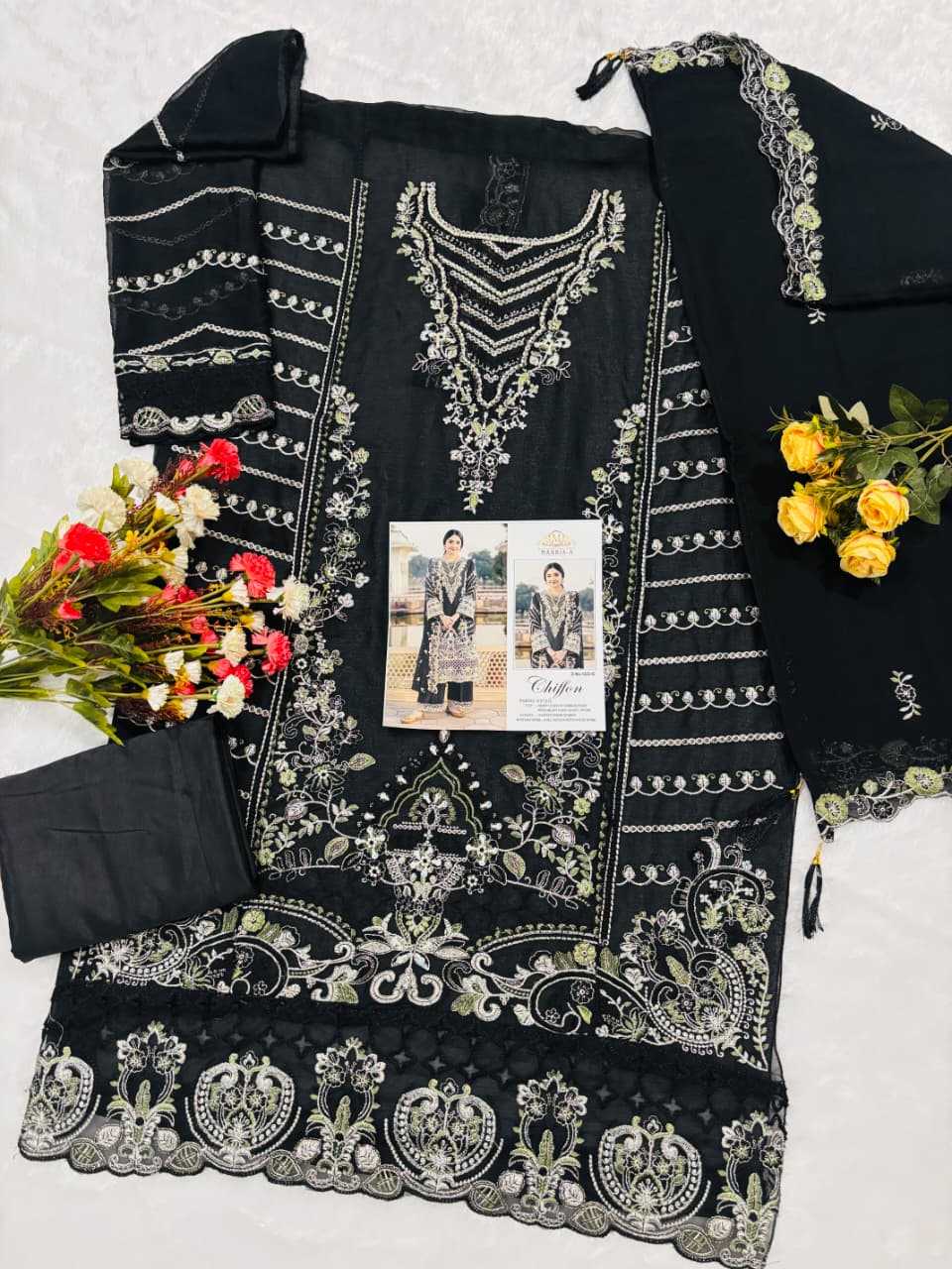 Chiffon Embroidery Suit