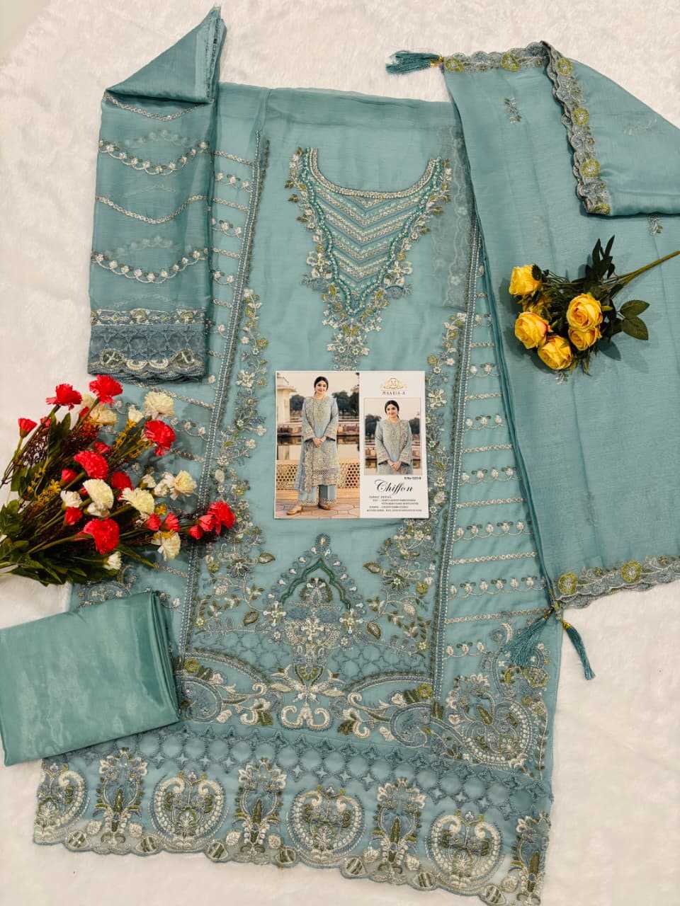 Chiffon Embroidery Suit