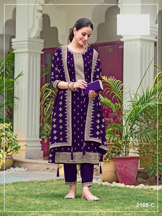 Georgette Embroidery Suit