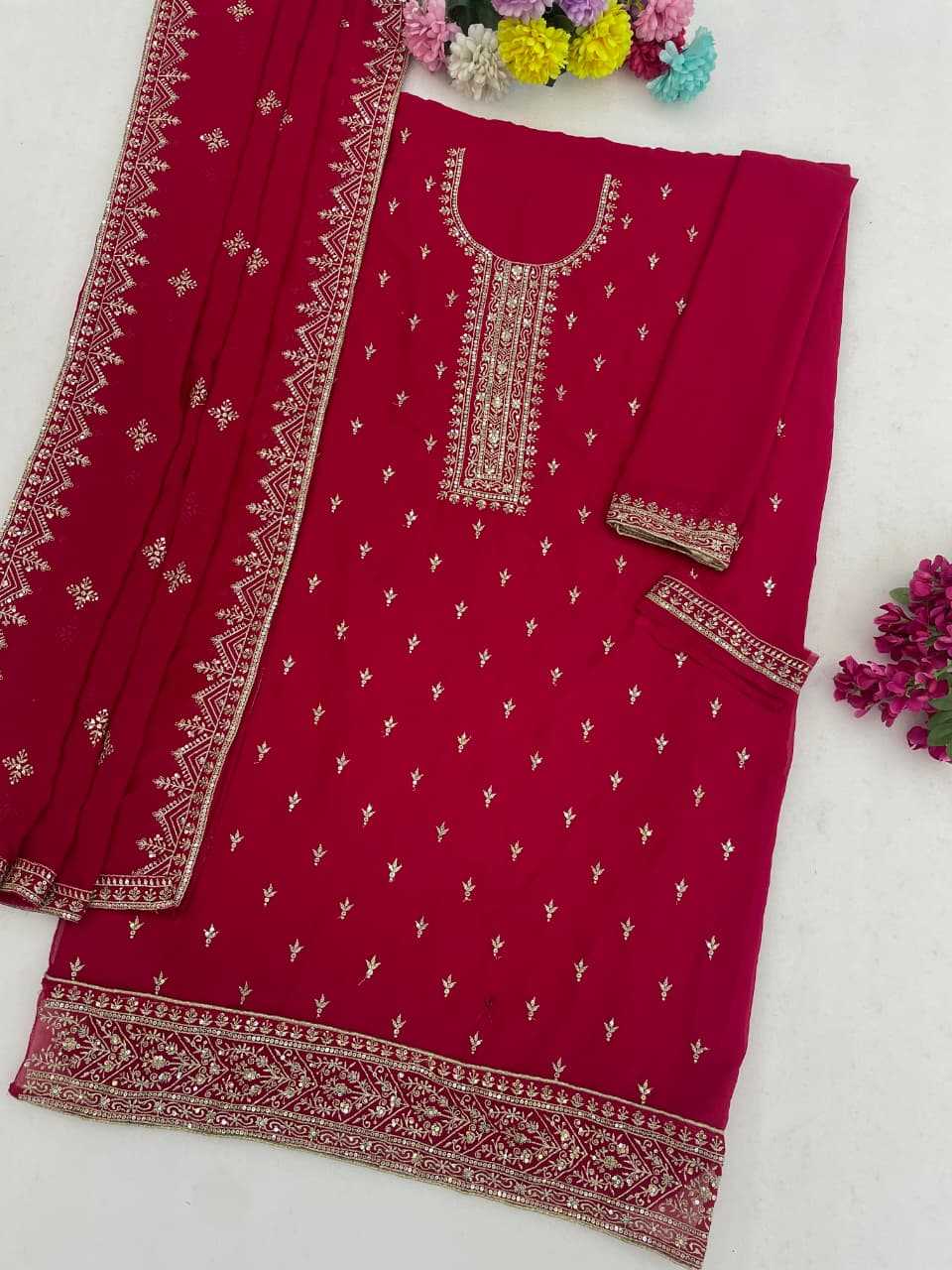 Georgette Embroidery Suit