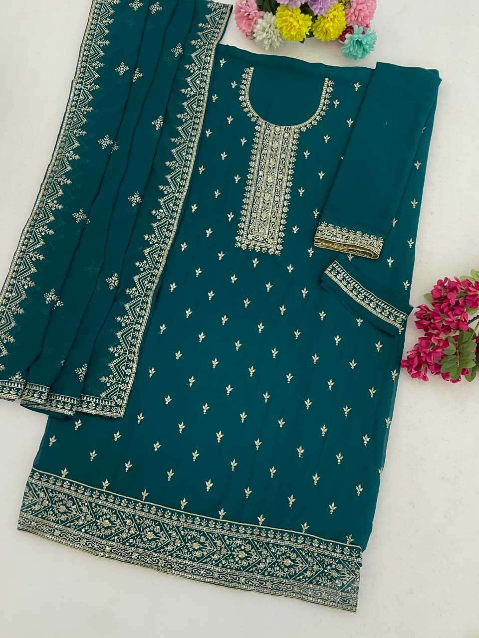 Georgette Embroidery Suit
