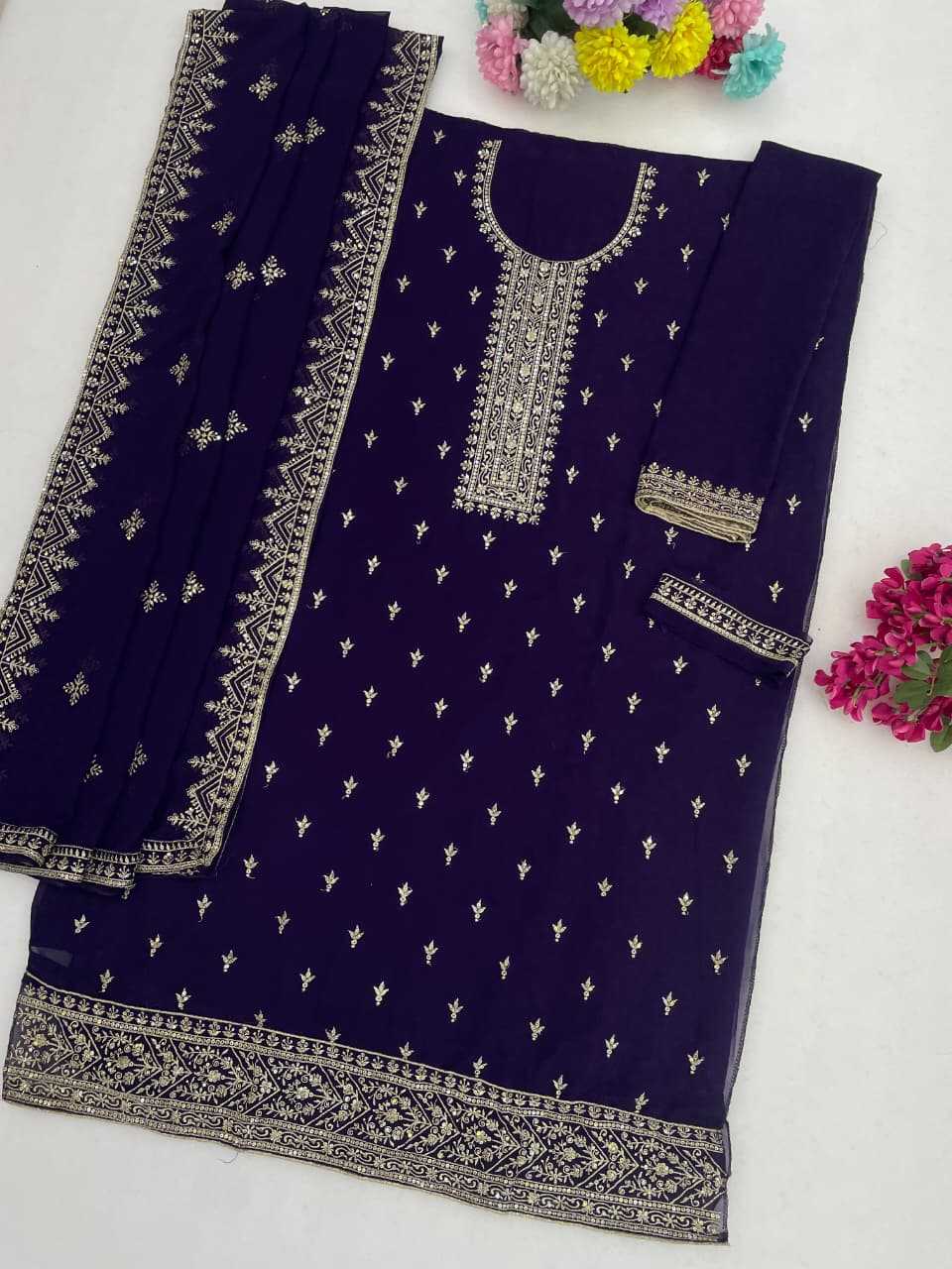 Georgette Embroidery Suit