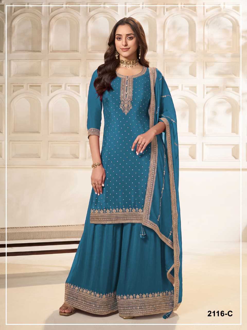 Viscose Embroidery Suit