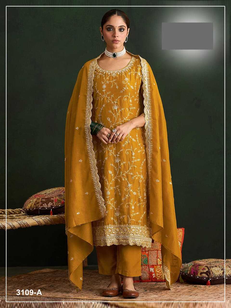 Soft Vichitra Ladies Suit