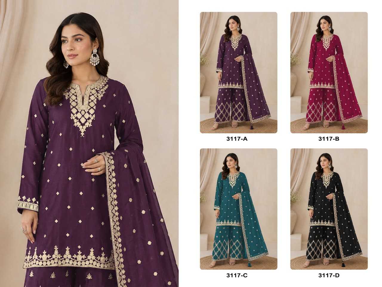 Chinon Embroidery Suit