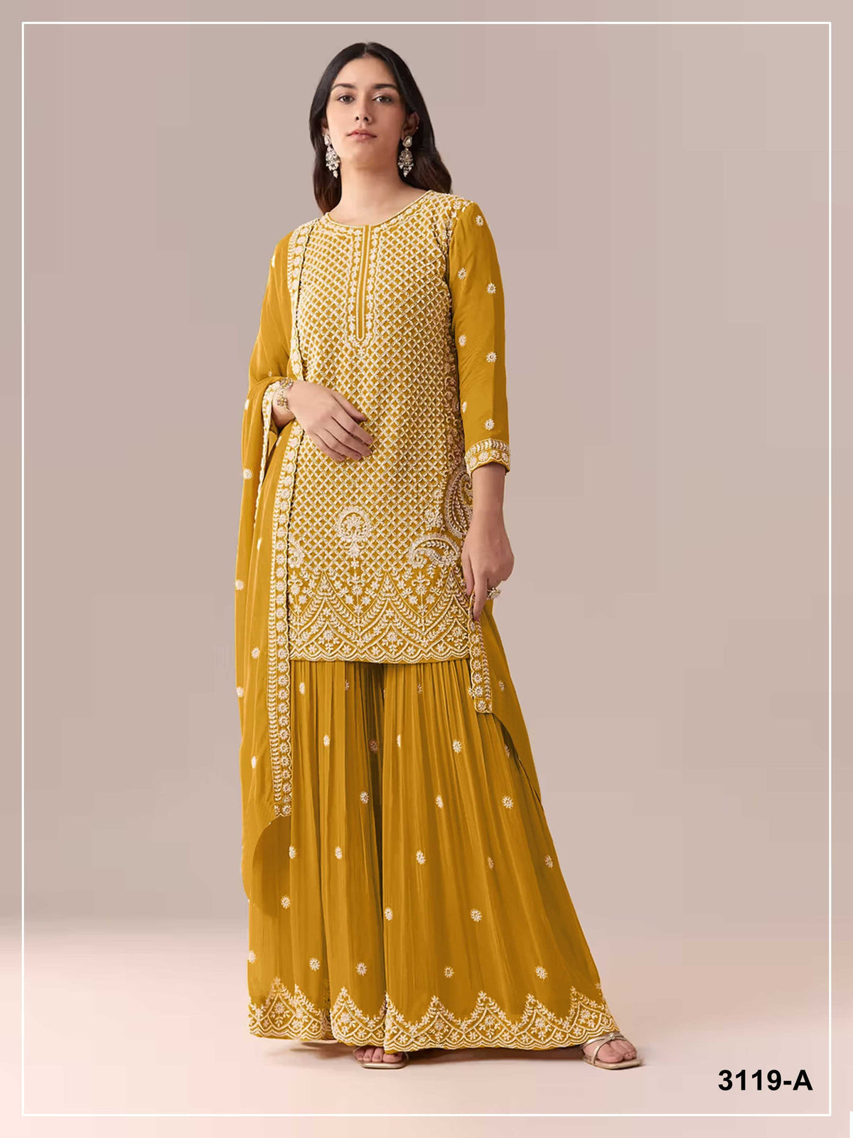 Georgette Embroidery Suit
