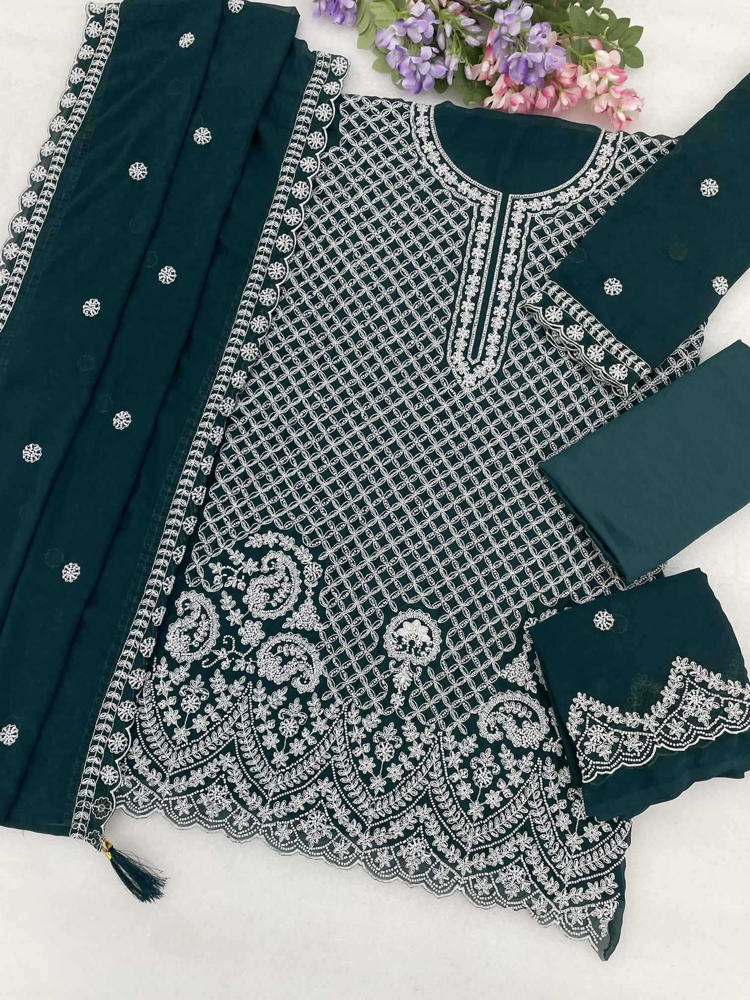 Georgette Embroidery Suit