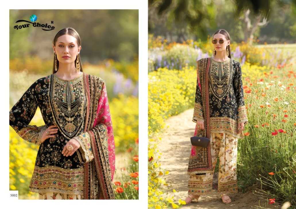 Chinon Silk Printed Suit