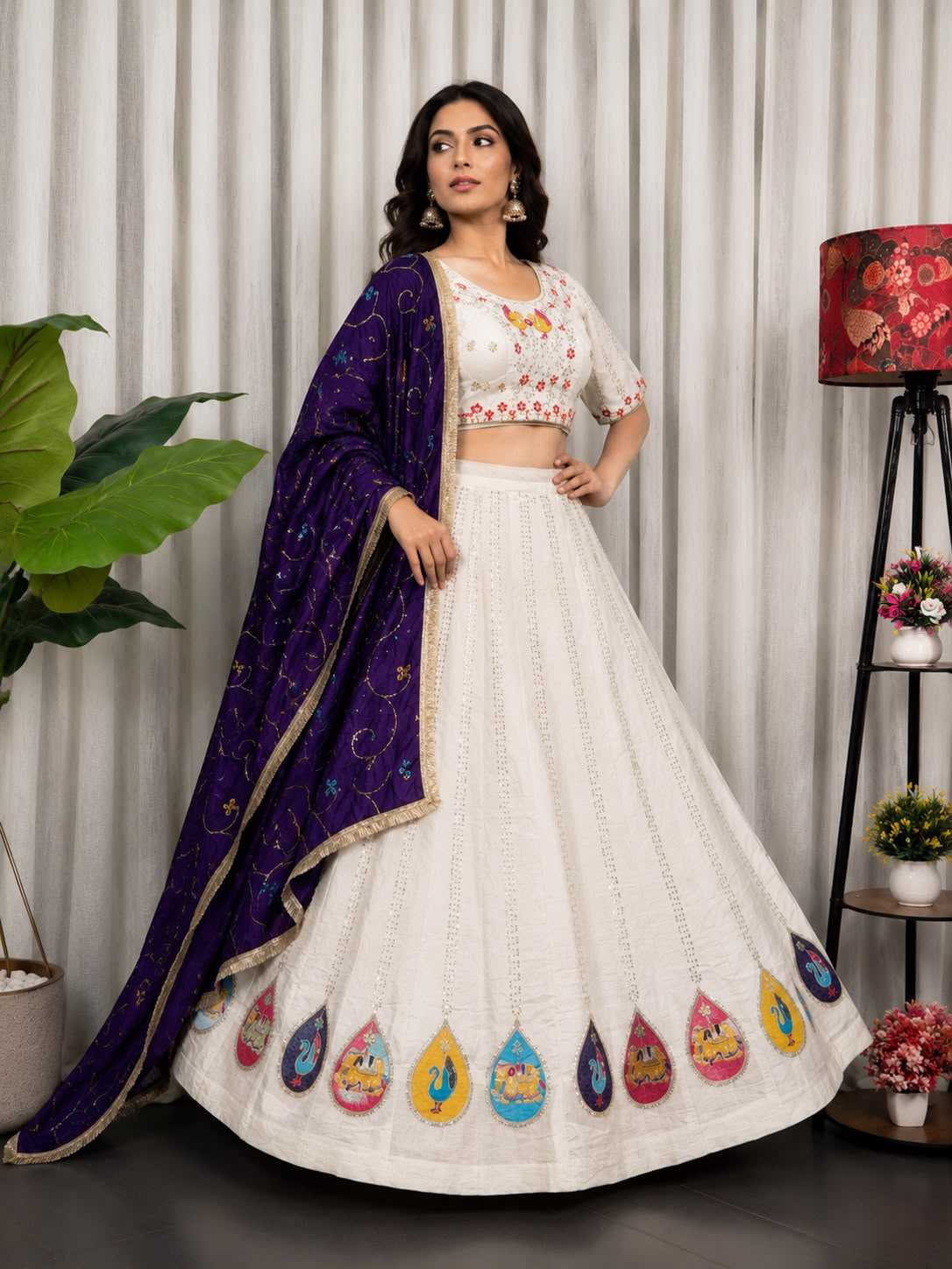Vichitra Silk Lehenga