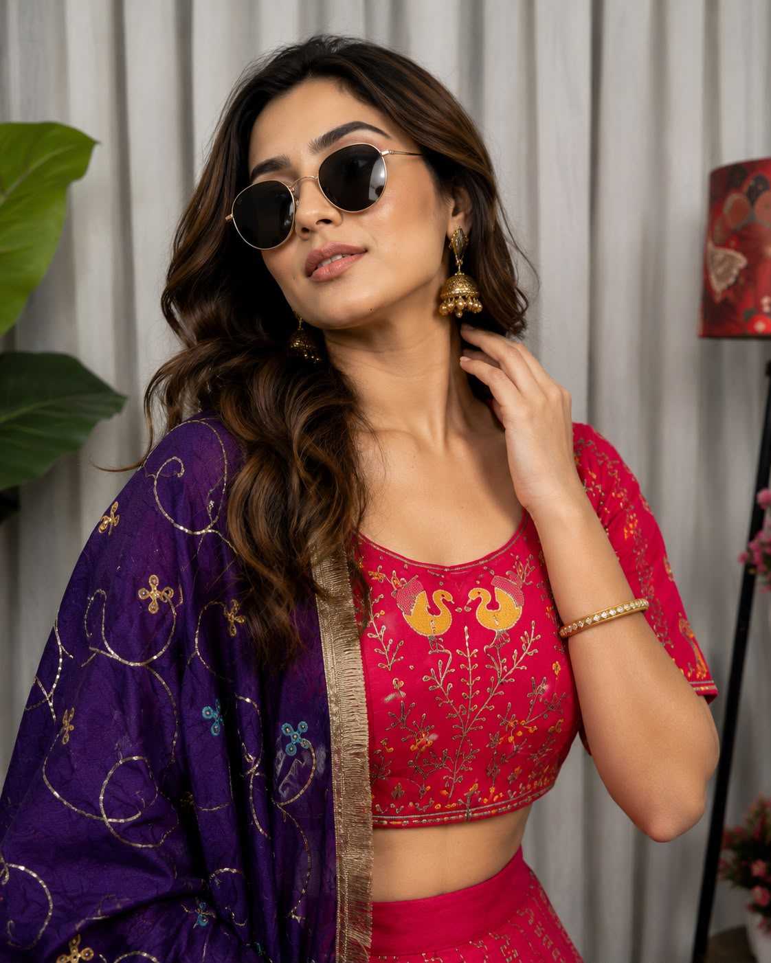 Vichitra Silk Lehenga