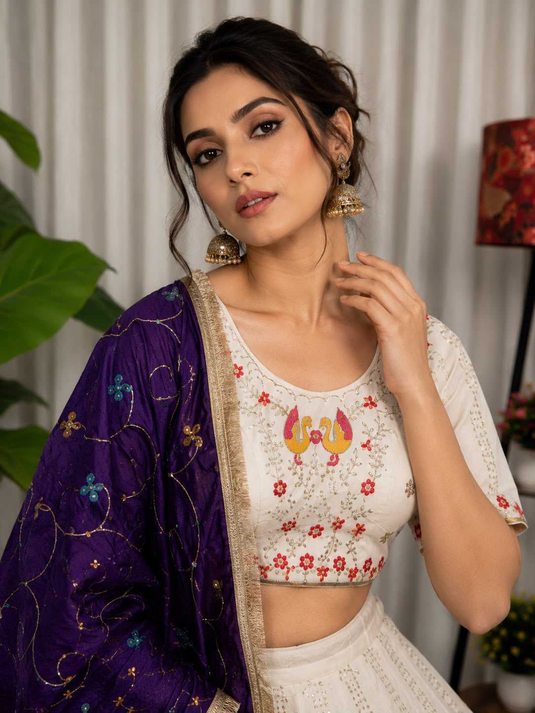 Vichitra Silk Lehenga