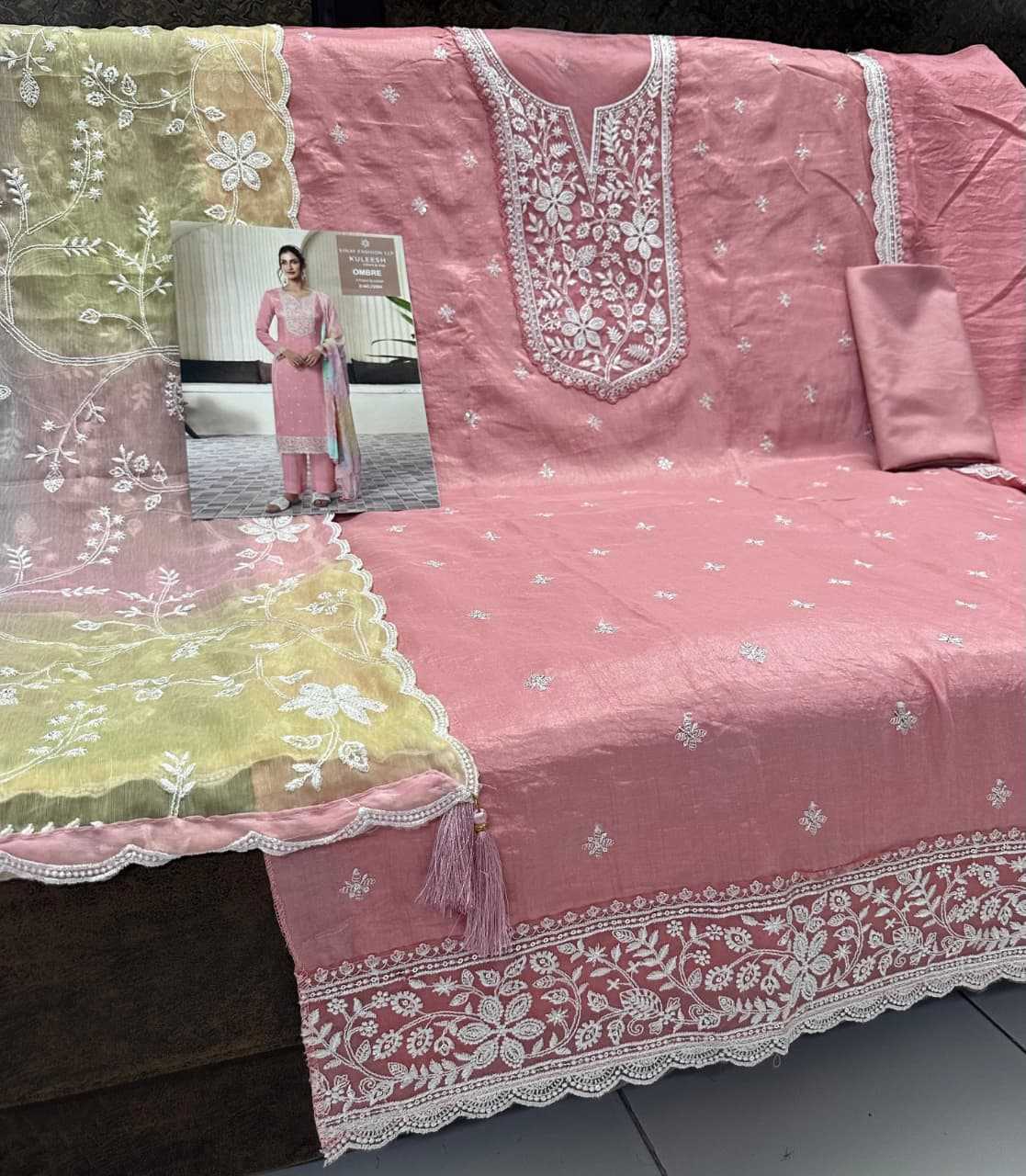 Silk Embroidery Suit