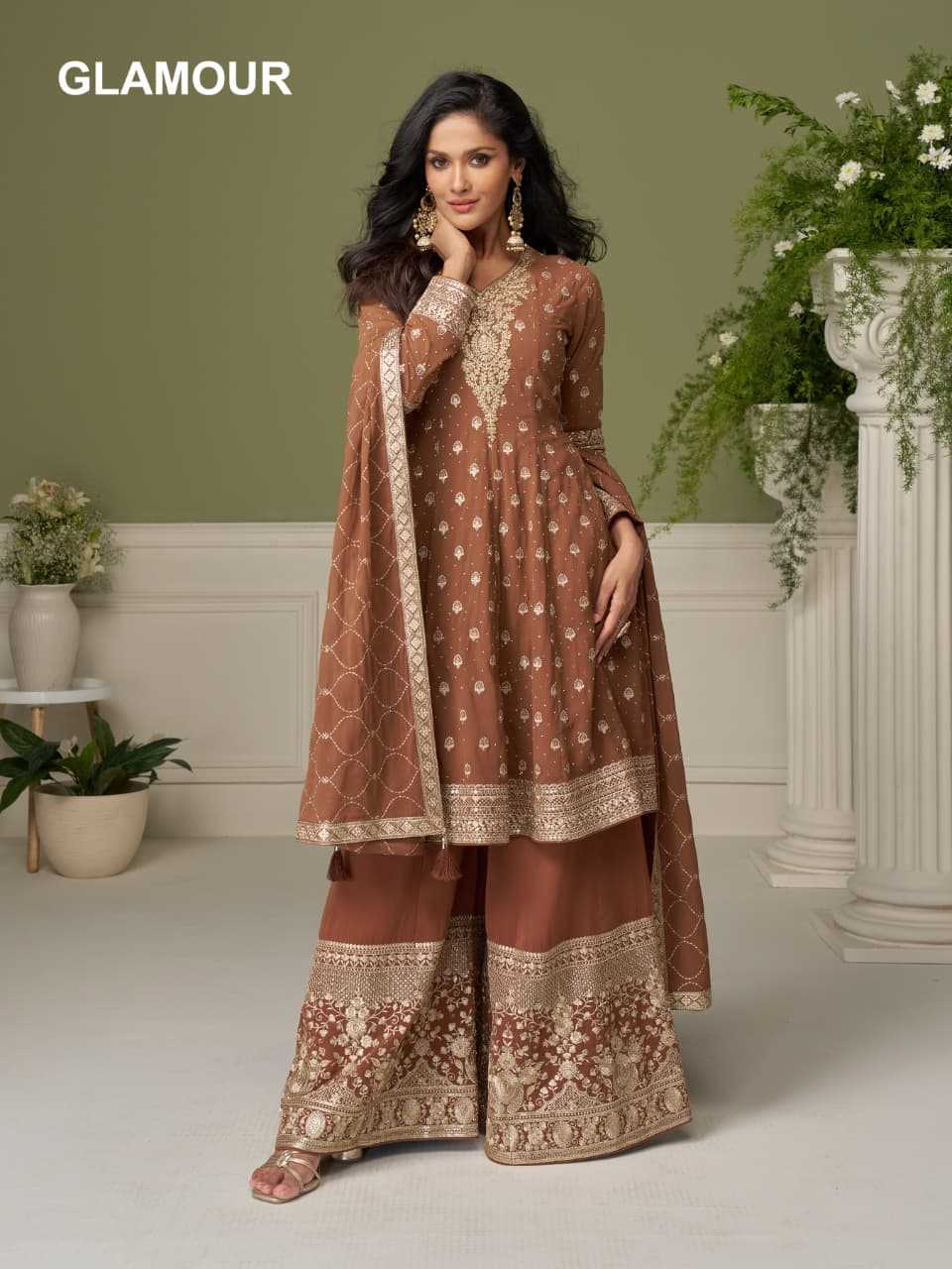 Georgette Embroidery Suit