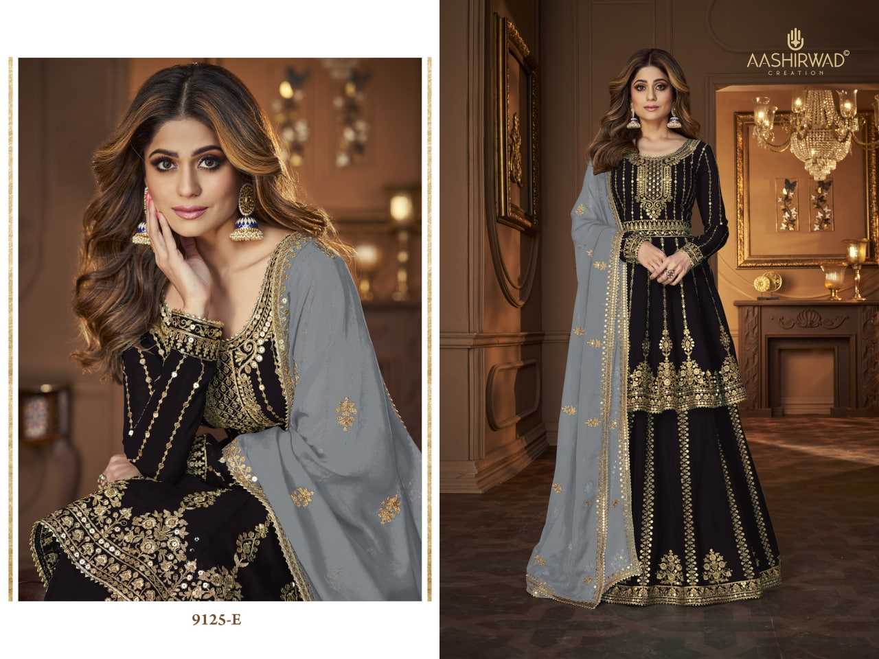 Faux Georgette Embroidery Suit