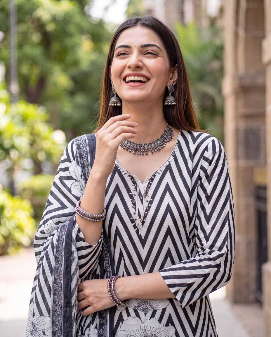 Khatli Cotton Printed Suit