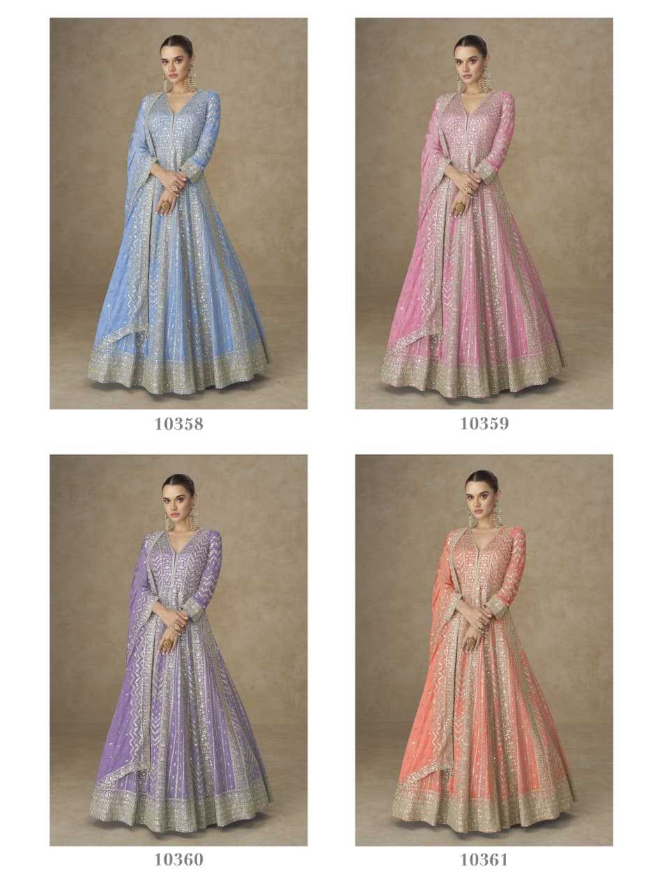 Chinon Embroidery Gown