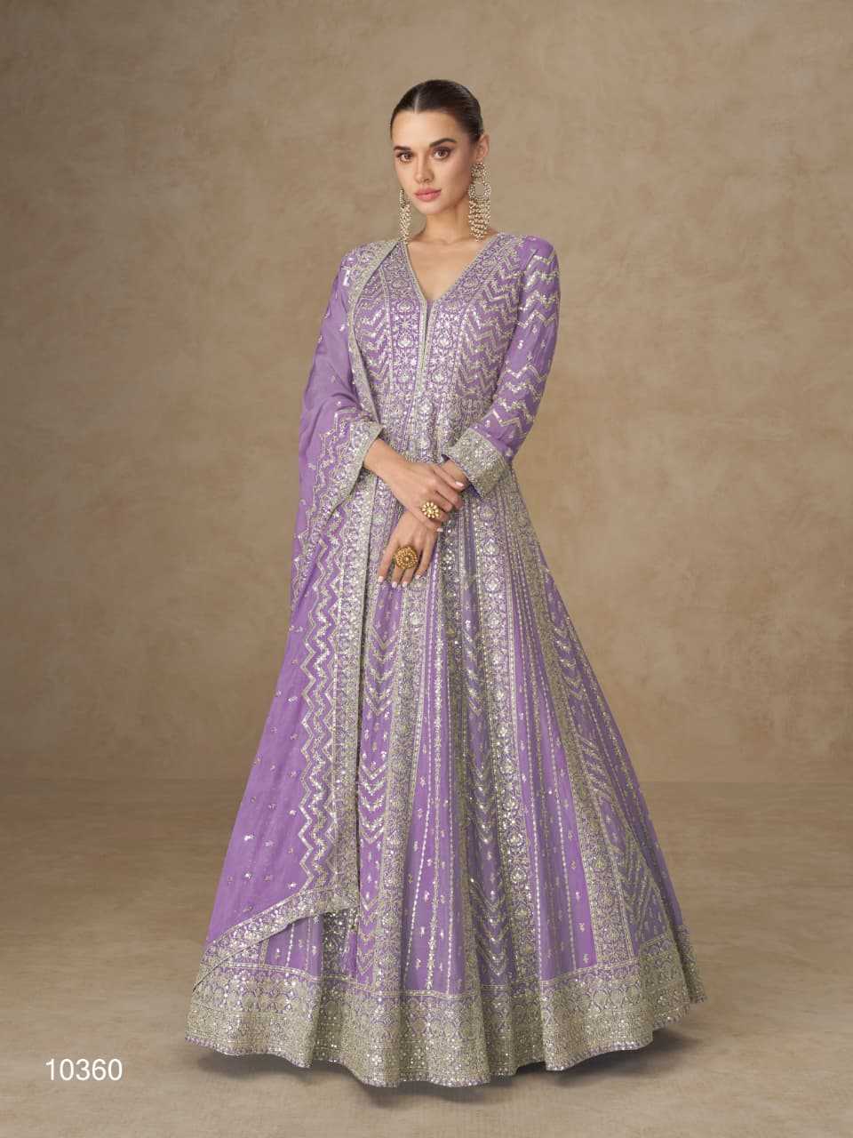 Chinon Embroidery Gown