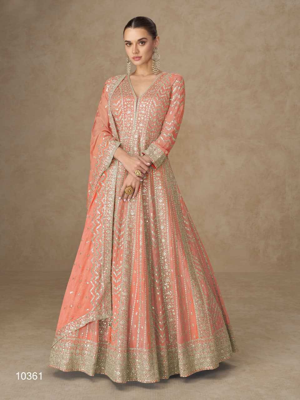 Chinon Embroidery Gown