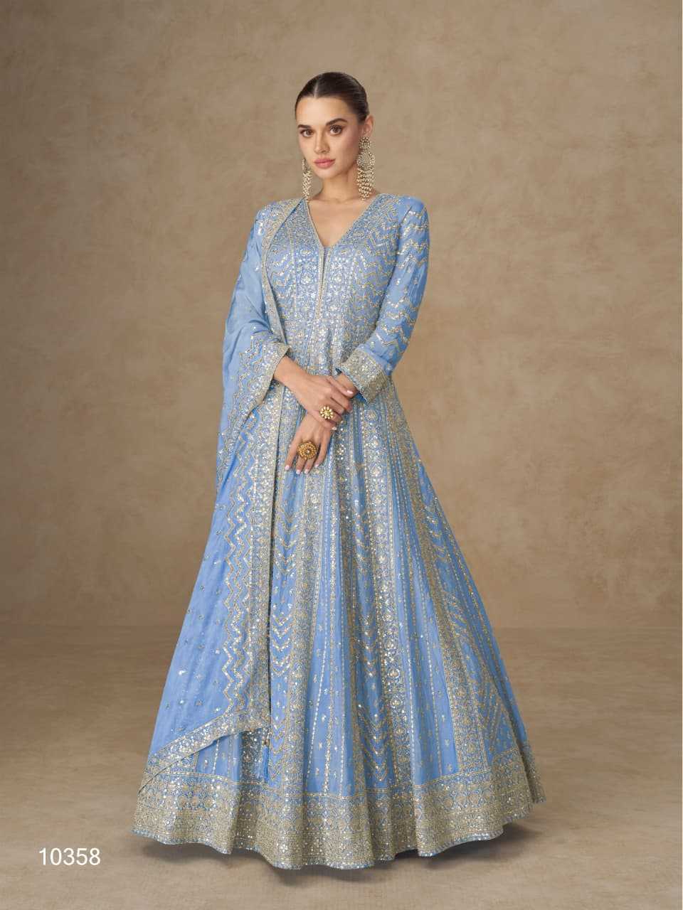 Chinon Embroidery Gown