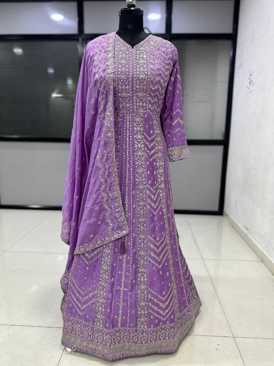 Chinon Embroidery Gown