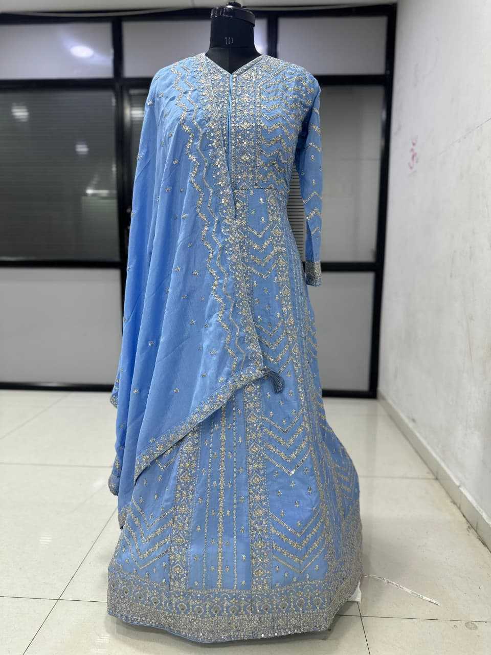Chinon Embroidery Gown