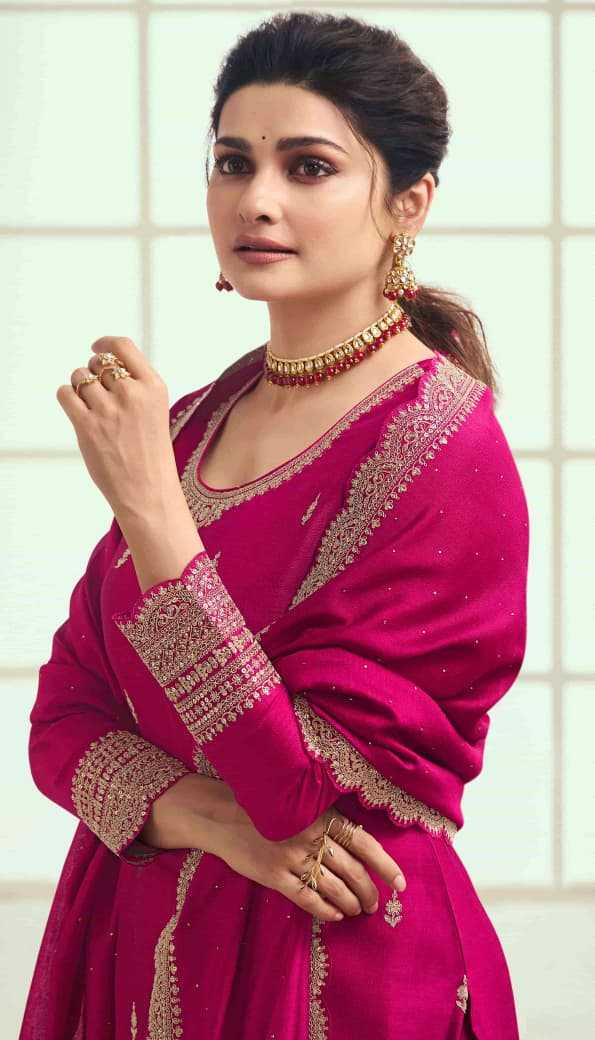 Heavy Silk Embroidery Suit